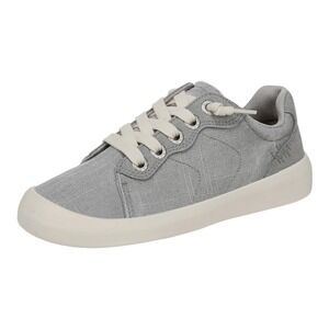 Blowfish Malibu Boardwalk Grey Canvas Sneakers Women's Size 9M Lace Up